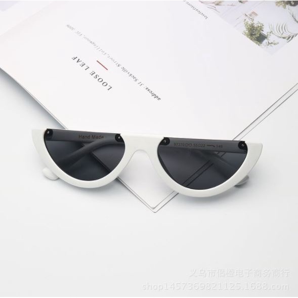 BV.ID KC110 KACAMATA KOREA KEREN ULZZANG TRIANGLE VINTAGE CAT EYE SUNGLASSES WOMEN MEN