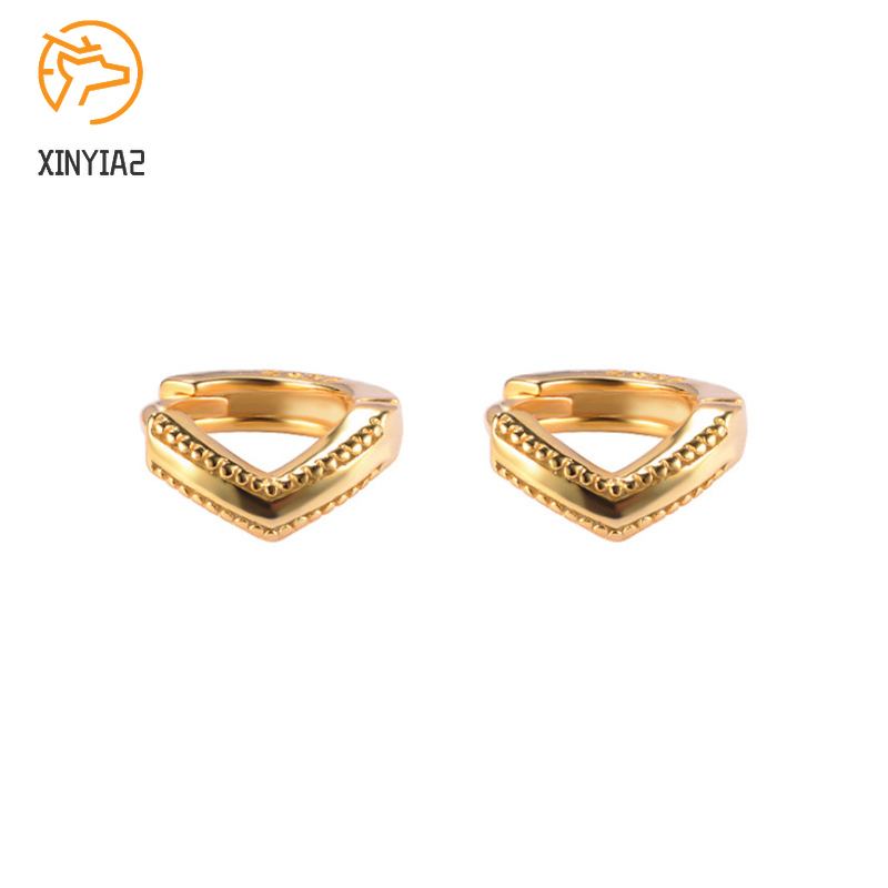1 Pasang 14 K Berlapis Emas Mini Zirkon Hoop Anting-Anting Huggie Piercing Anting-Anting Kubik Zirkonia Tulang Rawan Anting-Anting C3-8