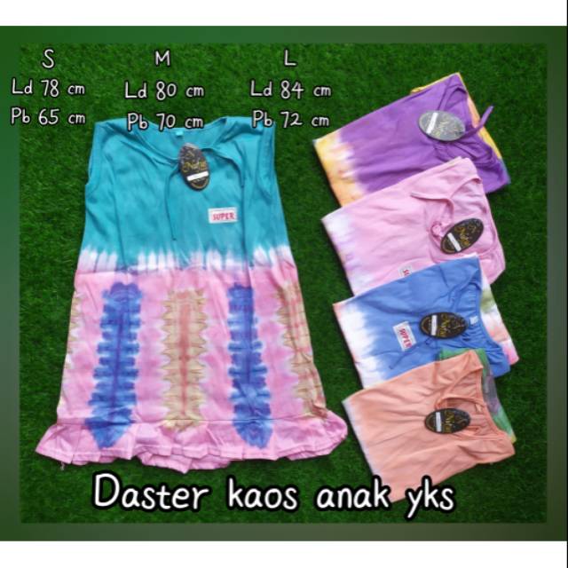  DASTER  KAOS  ANAK daster  anak tie  dye  Shopee Indonesia