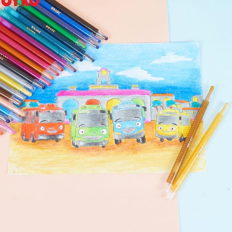

Paket Ekonomis Crayon Putar JOYKO 12 warna