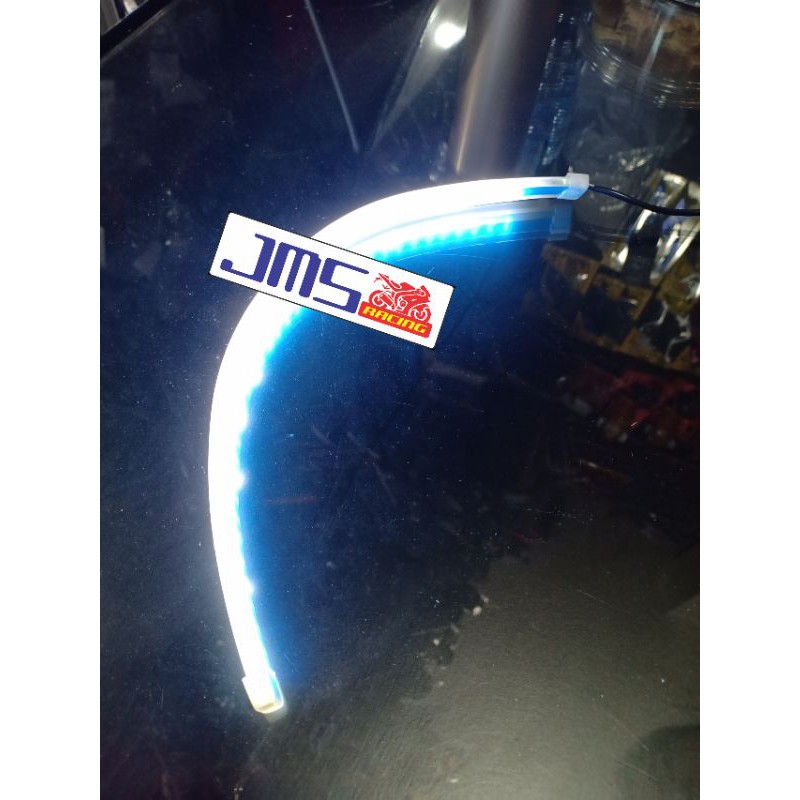 lampu alis led biru putih merah plus lampu sen running universal nmax aerox vario pcx beat r15 r25