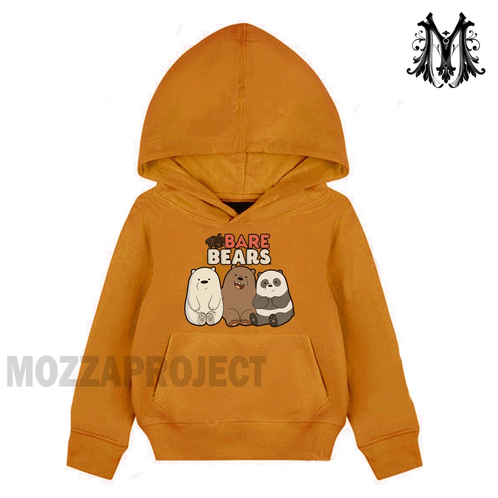 Sweater Anak Laki Laki dan Perempuan We Bare Bears Hoodie Anak Laki Laki dan Perempuan