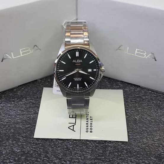 jam tangan pria stainless steel alba AS9J69 AS9J69X1