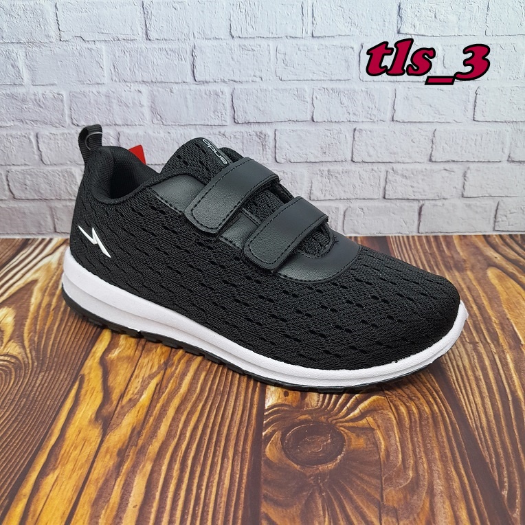 Sepatu Sekolah Ando Elsie Bcs Velcro 29-36 Sepatu Sneaker Sd Laki Perempuan