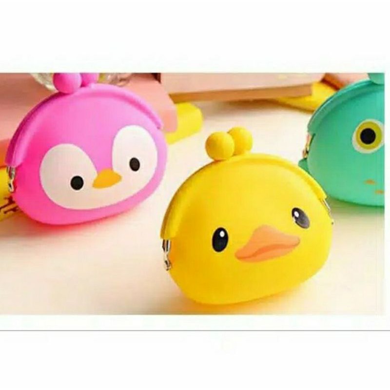 dompet koin silikon - dompet koin karakter - dompet lucu -dompet kecil