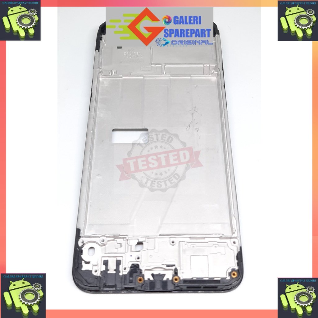 FRAME LCD TATAKAN LCD TULANGAN LCD FREM LCD TULANG TENGAH BEZZEL LCD OPPO A1K A 1K REALMI REALME C2 