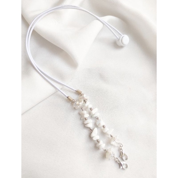 KALUNG MASKER FASHION STRAP WHITE SERIES