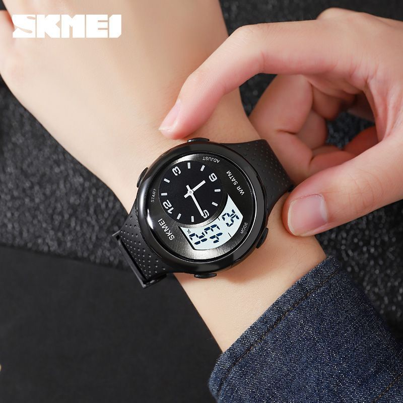 Jam skmei 1899 double time original free gift box