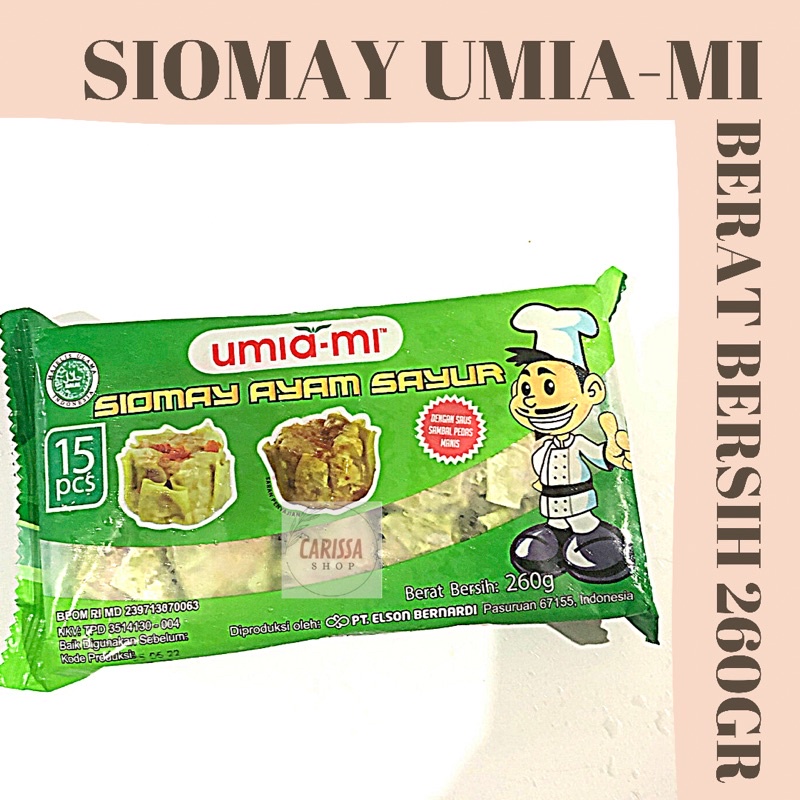 

Siomay Umiami Ayam Sayur Isi 15 pcs | Frozen Probolinggo
