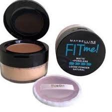 Bedak Tabur Maybelline Fit Me 2in1 Shine Free+Balance Bedak Tabur Dan Padat