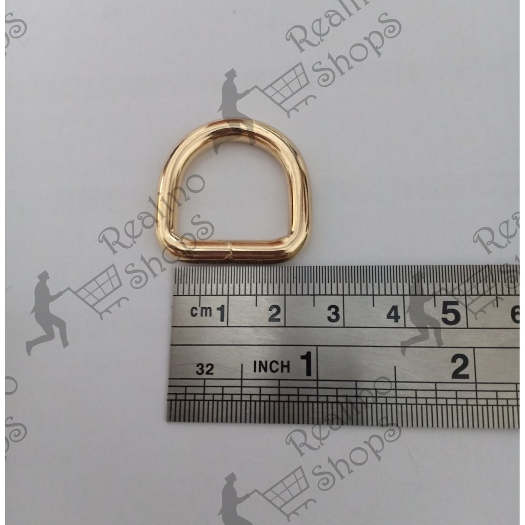 RING D TINGGI - 2CM EMAS MUDA (KUALITAS TEBAL)