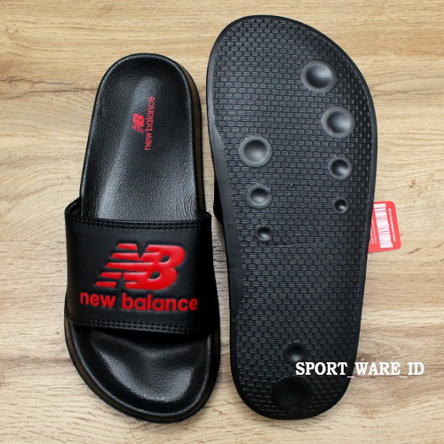 Sandal Slop Karet Pria N3w BaIanc3-Hitam Merah-Import-3