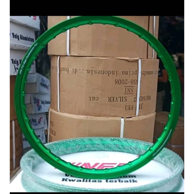 Velg jinfei 140 140 17 hijau . Velg jinfei hijau sepasang ring 17
