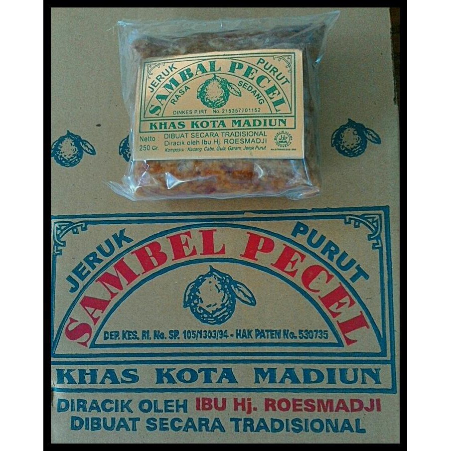 

LIMITED EDITION Sambal pecel bumbu kacang khas jerut purut madiun - Sedang