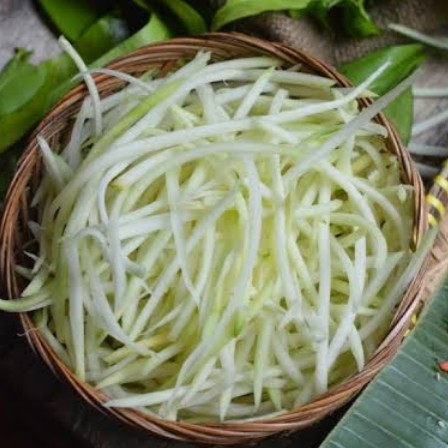 

Pepaya muda iris / bks