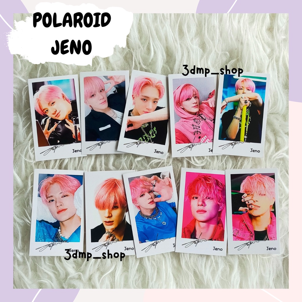 [10 lembar] Polaroid Jaemin Jisung Renjun Jeno Haechan Chenle Mark NCT Dream Kpop