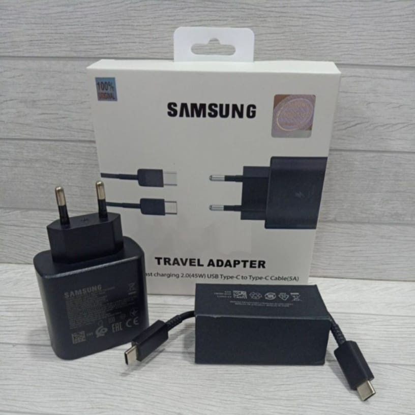 Charger Samsung Note 10 20 S20 S21 Plus Ultra 45W Type C Original