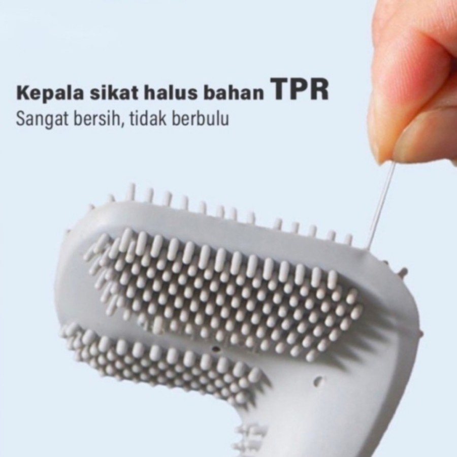 GST7 - Alat Pembersih Closet Sikat Wc Silicone Fleksibel Brush