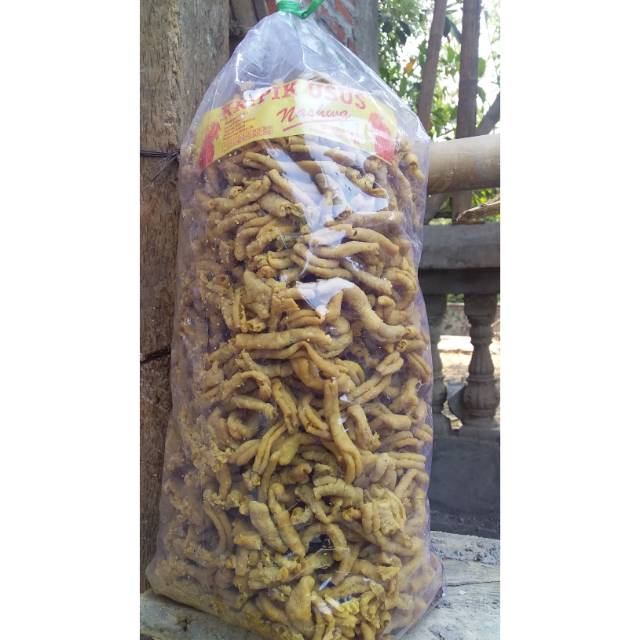 

Kripik usus nashwa 1ball 2kg Enak Gurih FREE PACKING BUBBLE DAN KARDUS