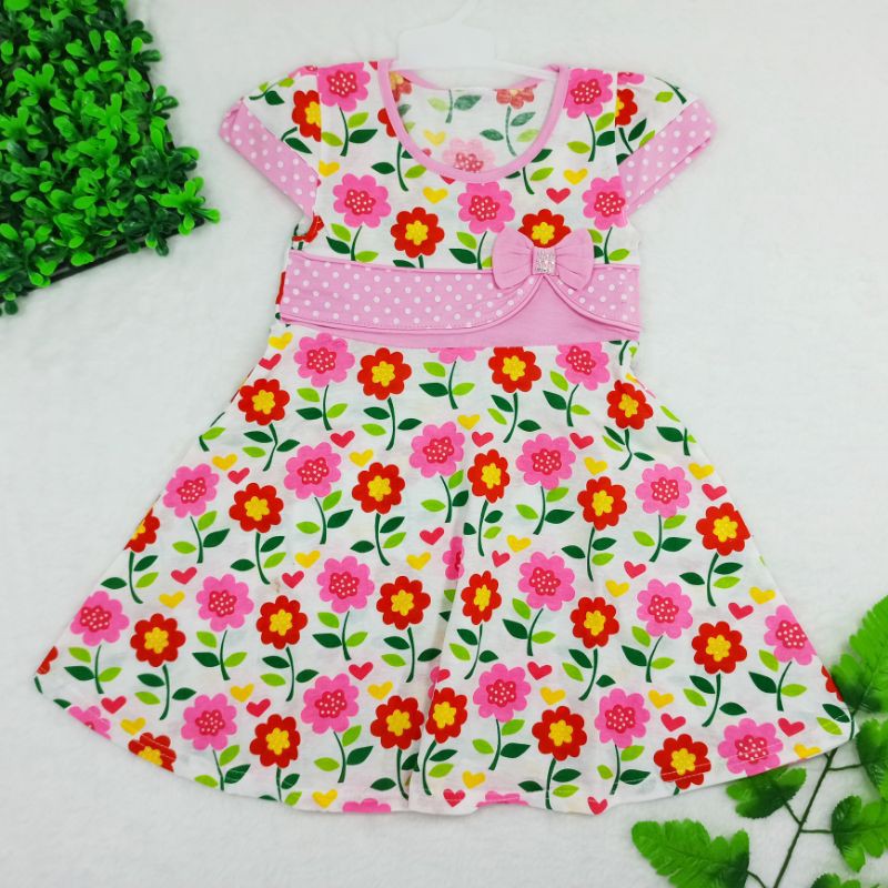 [Ss-1030] Dress Anak Size 1-2tahun, Pakaian Anak Perempuan, Anak Tampil Cantik