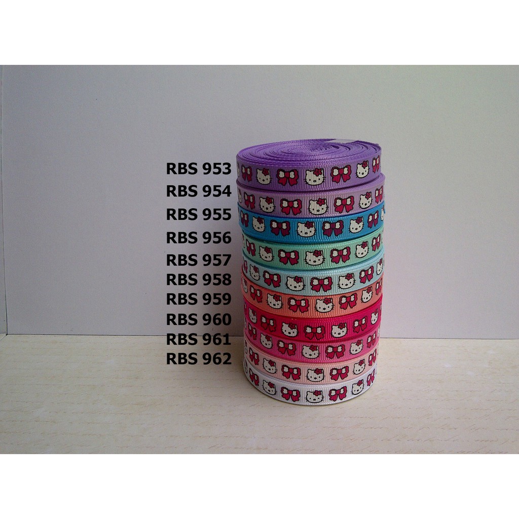 

[10 YARD] PITA GROSGRAIN MOTIF HELLO KITTY SALE RBS 953,954,955,956,957,958,959,960,961,962