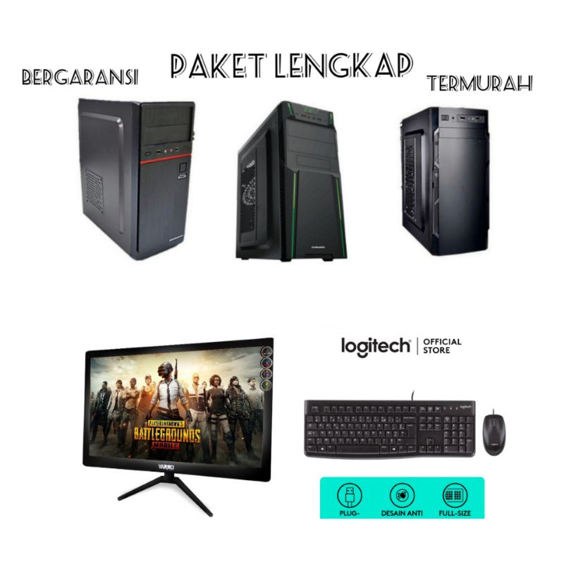 PAKET KOMPUTER LENGKAP I3 2120 - KANTOR - KASIR - SEKOLAH | BERGARANSI