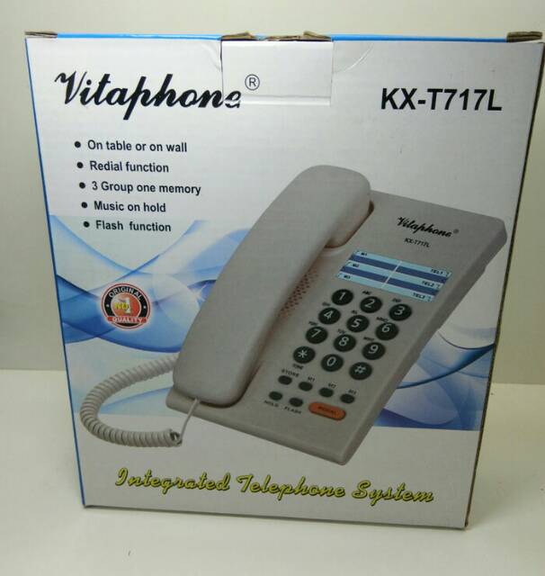 Telpon rumah/kantor vitaphone kx-t717L