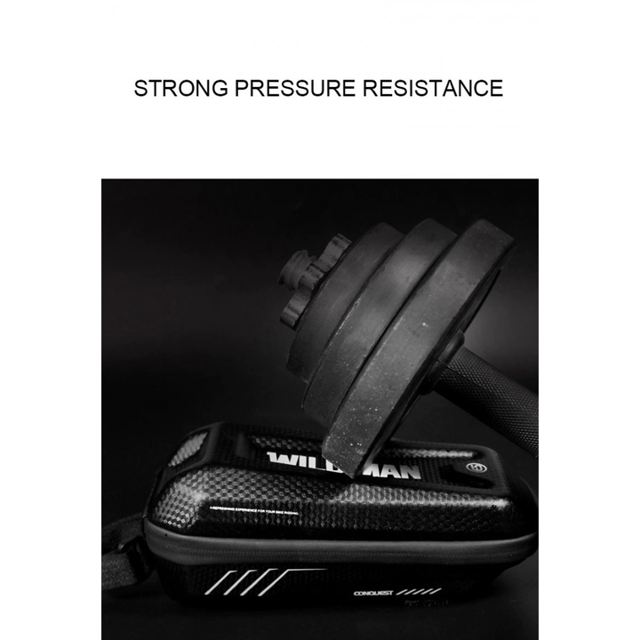 35 WILD MAN E5 - Rainproof Shockproof Front Bag Tube Bicycle Bag