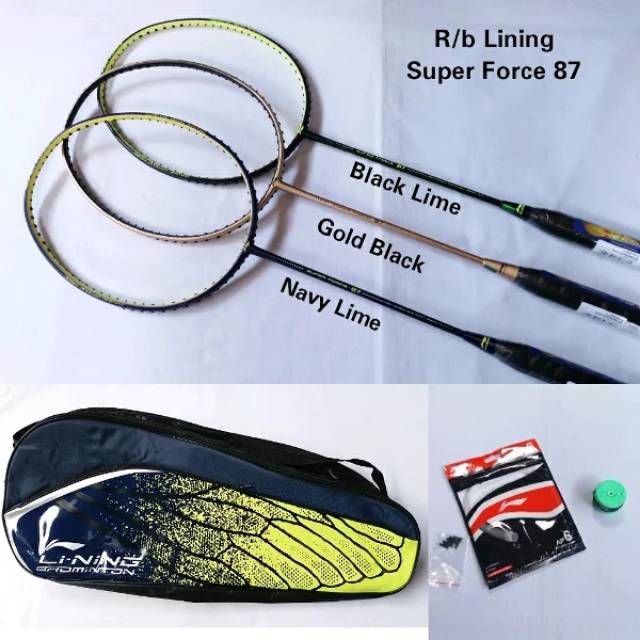 NEW 2018!! Raket Badminton/Bulutangkis LINING SUPER FORCE 87 ORIGINAL
