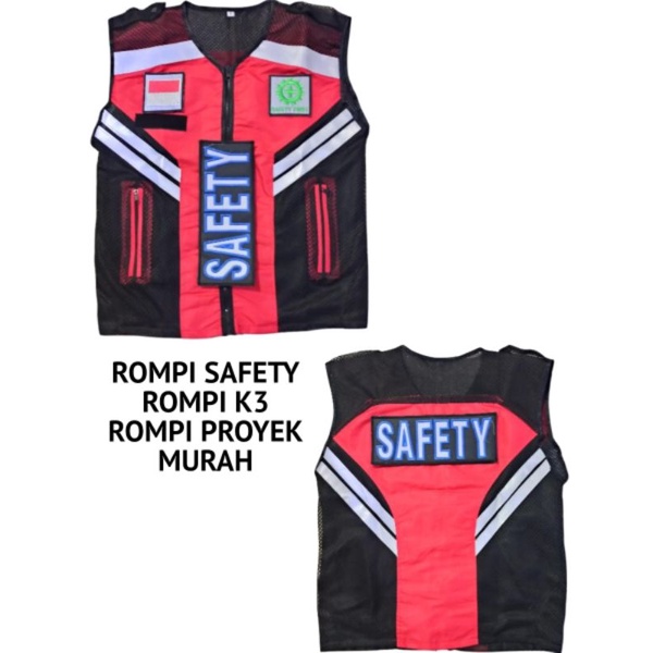 ROMPI SAFETY PROYEK LOGO K2 TASLAN VELCRO