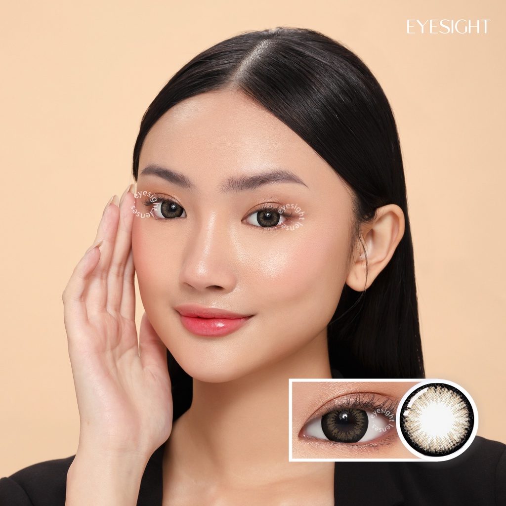 EYESIGHT LENSES Softlens Princess by EOS - Almond Choco (2pcs/sepasang)