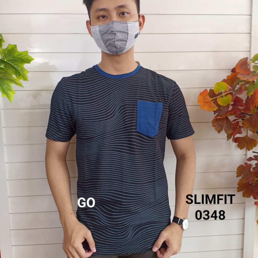 gof MAXMILLIAN KAOS C (Slimfit) Pakaian Pria Atasan Kaos Oblong Original Lengan Pendek