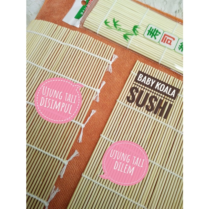 

d201nhd Bamboo Mat | Bambu Penggulung Sushi/ Kimbab Sederhana - Non-Simpul Ds201Fs