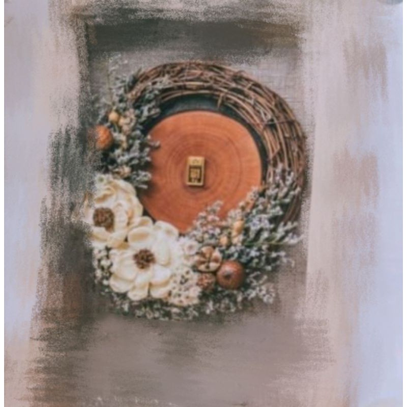 bingkai mahar pernikahan Rustic mahar rustic nest