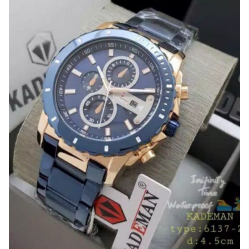 KADEMAN_6337 JAM TANGAN PRIA IMPORT WATERP PROOF PREMIUM