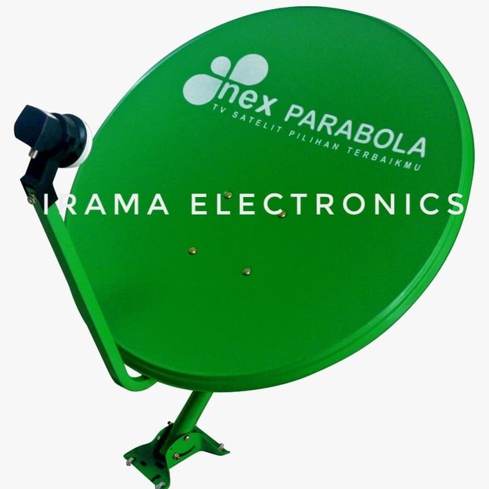 Satelit Dish 60cm NEX PARABOLA PLUS LNB KABEL TANPA RECEIVER