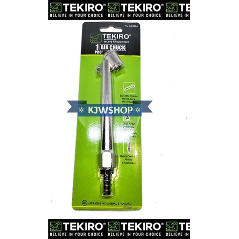 Tire Chuck Alat Pompa Ban Merk TEKIRO Air Chuck 6 inch Tire Chuck 6Inch TEKIRO Alat Pompa Ban TEKIRO