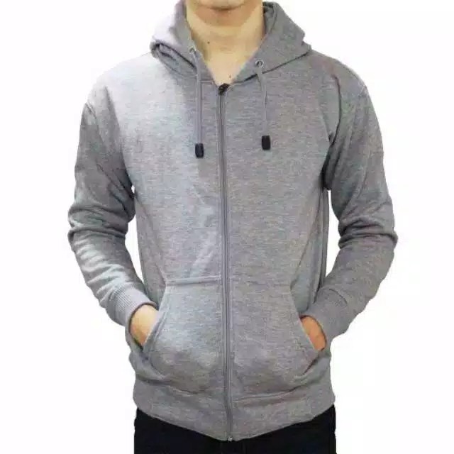 NEW Sweater Jaket Pria Hoodie zipper polos Hijau original premium