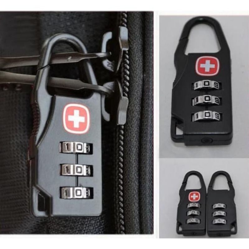 Gembok Koper Kode Angka Swiss Numeric Code For Koper Loker Tas Ransel