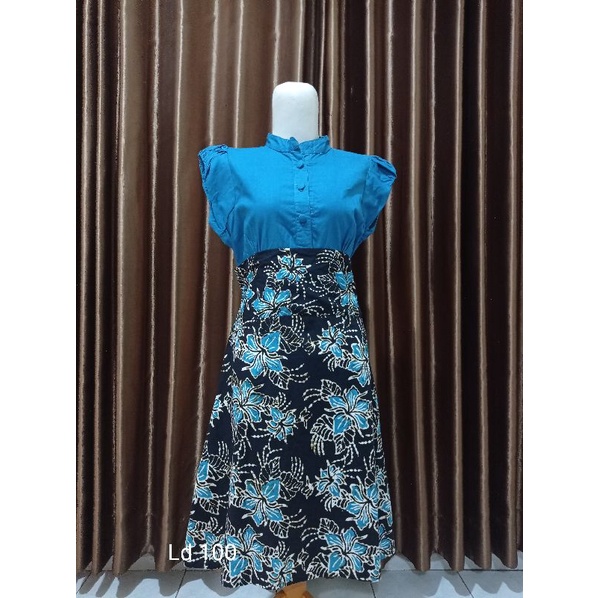 Dress batik pendek