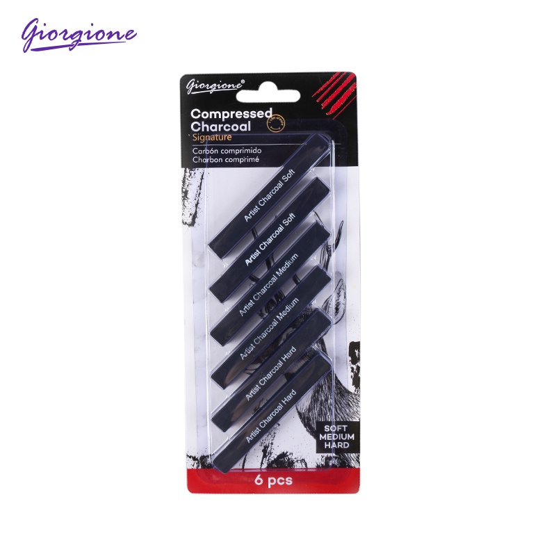 

Giorgione Compressed Charcoal Pencil Set Sketsa Batang Karbon G-WM3203