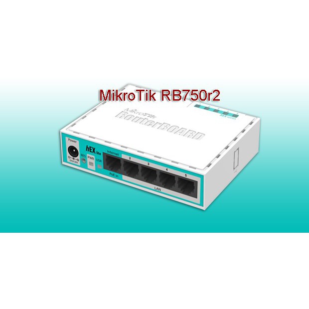 Mikrotik RouterBOARD RB 750 R2 HEX Lite