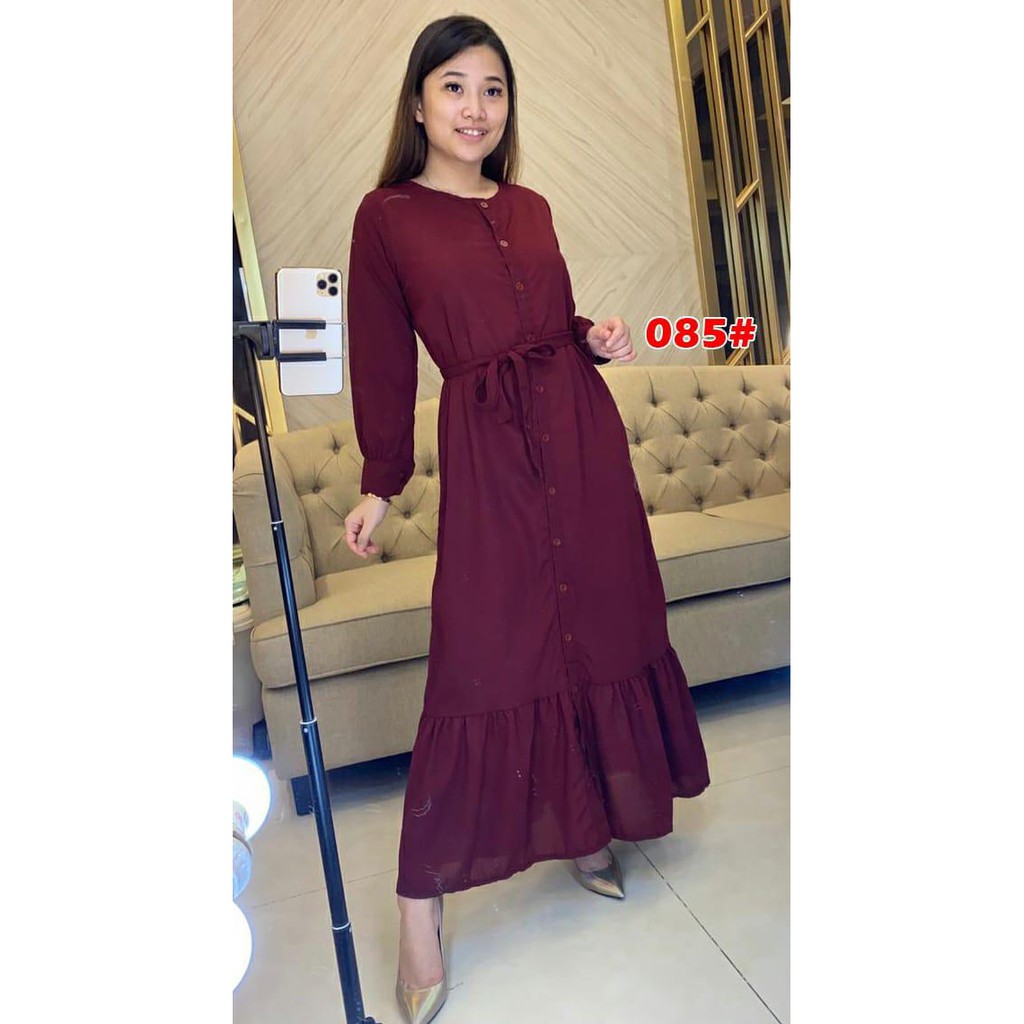 085# Maxi moscrape/ fashion moscrape/ fashion wanita/ style maxi moscrape/Fahion Maxi Wanita