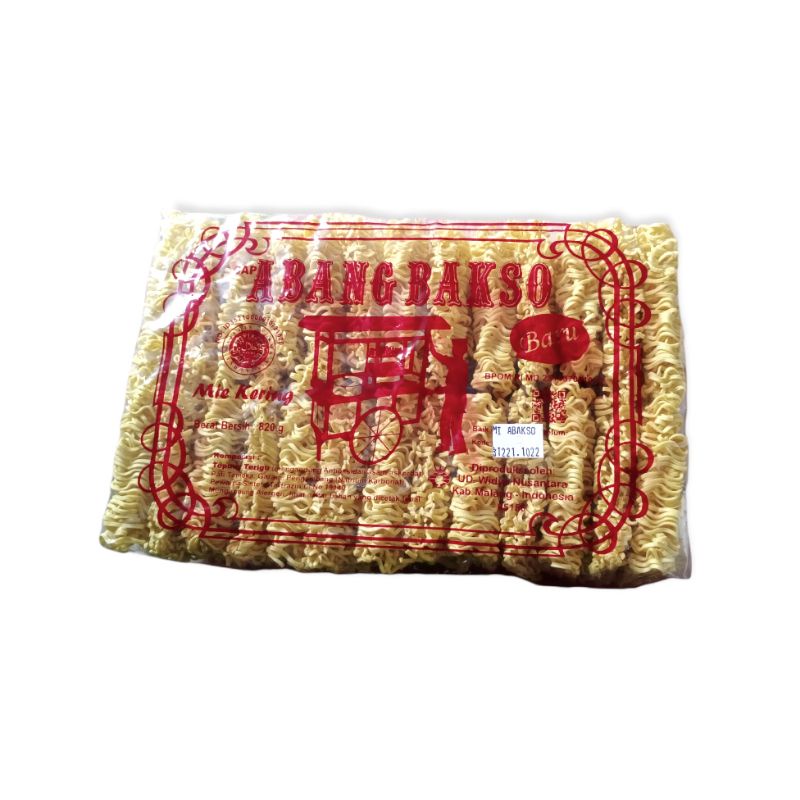 MIE KERING / MIE BAKSO CAP ABANG BAKSO