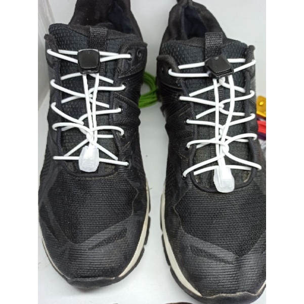 TALI SEPATU LOCK LACES ELASTIS MELAR STOPPER KERENN TERLARIS NO TIE LOCK LACES