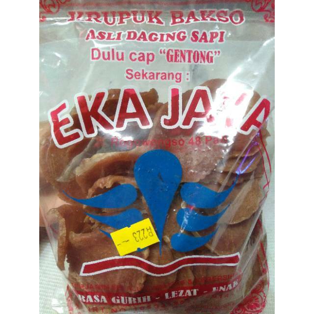 

Krupuk Daging Sapi asli Kerupuk Gentong mentah No. 2