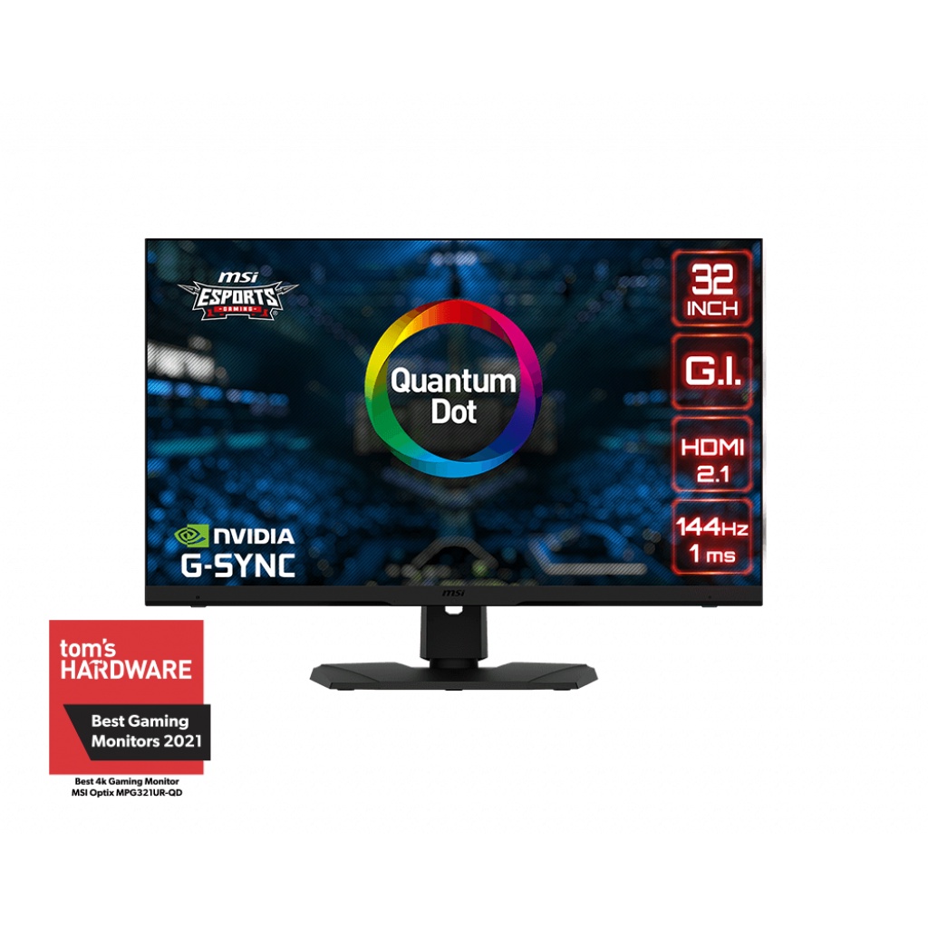 MSI Optix MPG321UR-QD 4k 144Hz 1ms 32&quot; Quantum Dot - Gaming Monitor