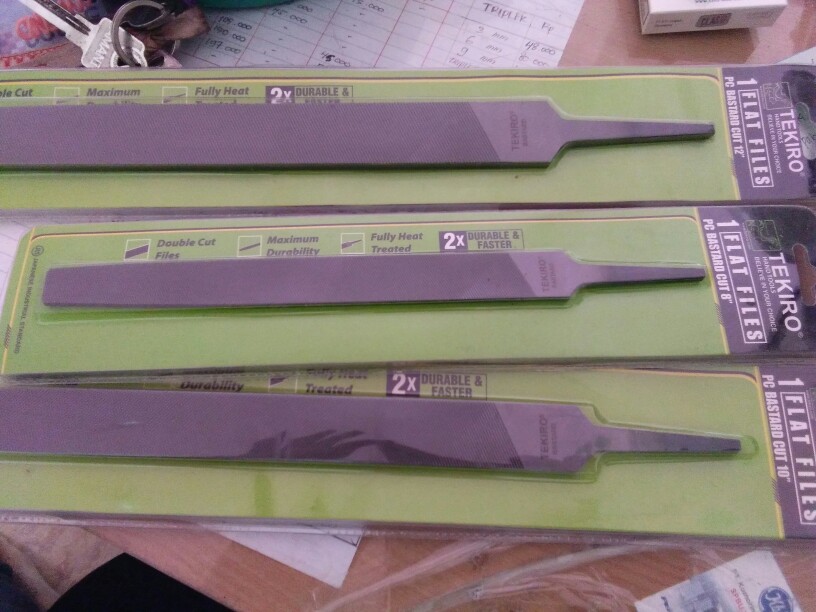 Kikir Plat Gepeng Kasar 10 Inch Tekiro / Flat Files Bastard Cut 10