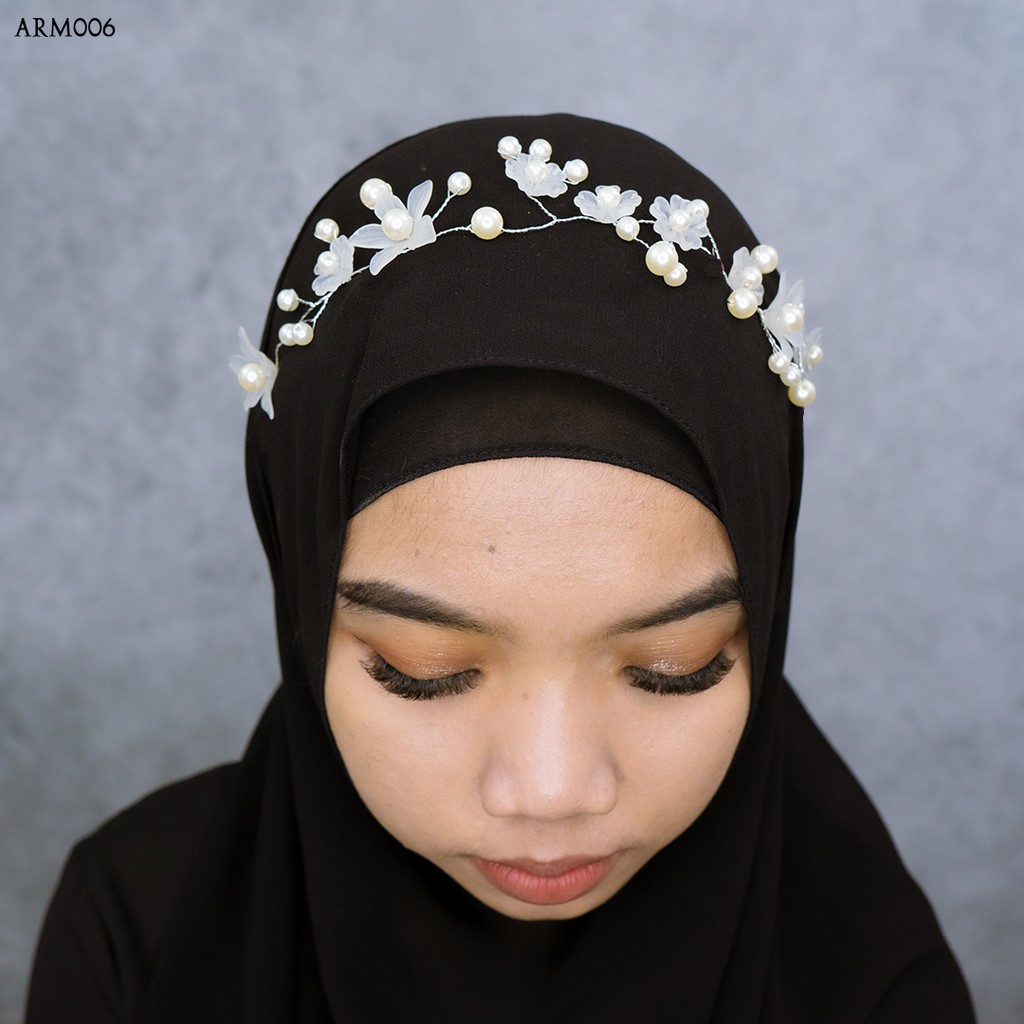 [PALING LARIS] HEADPIACE CROWN WEDDING AKSESORIS MODERN FASHION WANITA ARM006