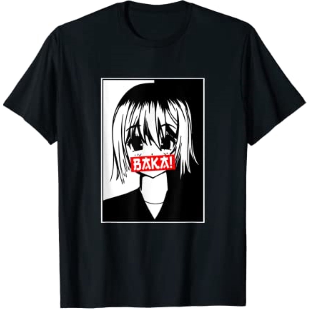 Promo Cuci Gudang Kaos (NSA) Cool Baka Japan Aesthtic Vaporwave Anime